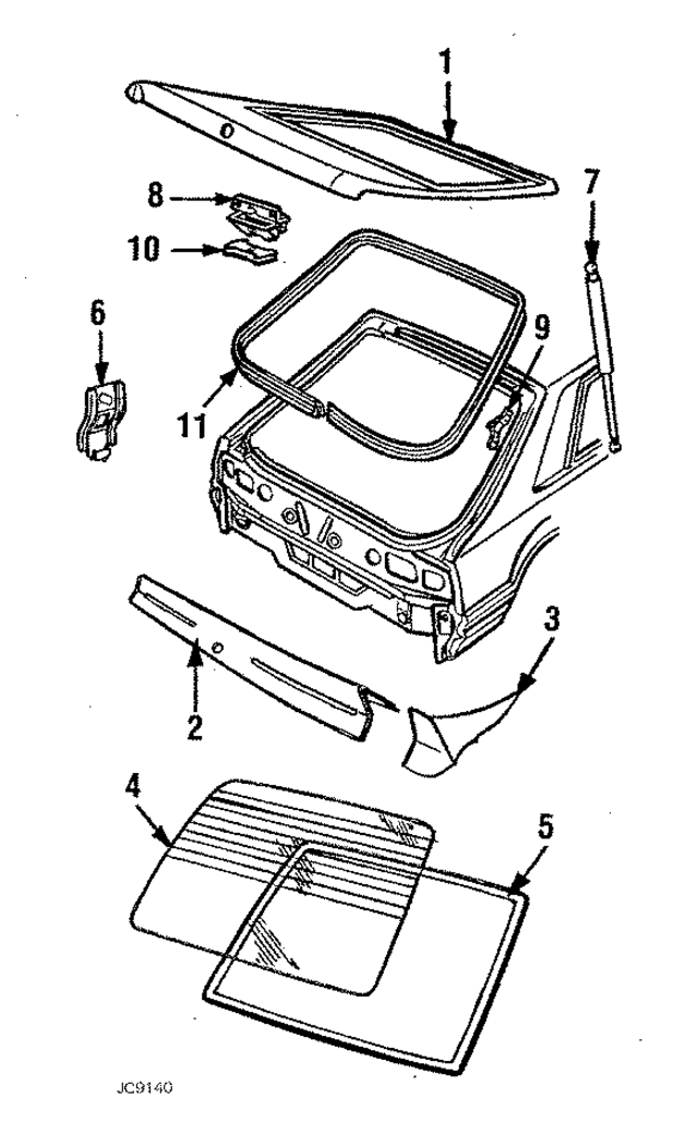 D9ZZ6141680A - Body: Extension for Ford Image