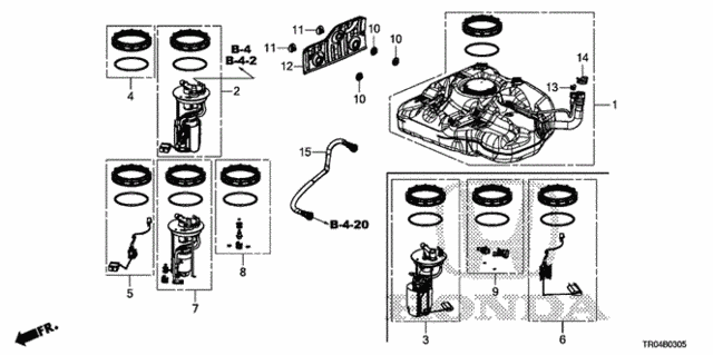 Fuel Tank (KA/KC/KL) for 2012 Honda Civic #0