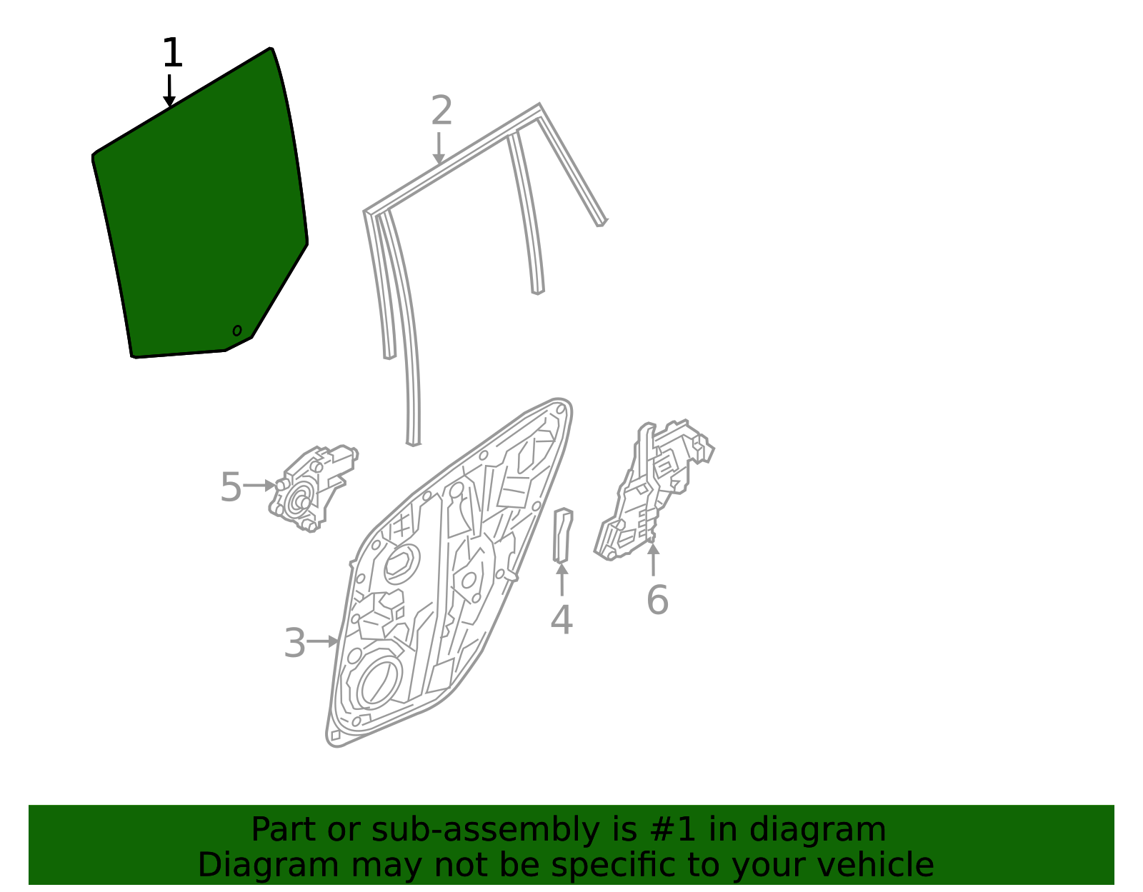 32244881 - Movable Glass - 2018-2020 Volvo XC60 | Volvo OEM Parts Direct