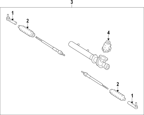 Steering Gear & Linkage for 2013 Nissan LEAF #1