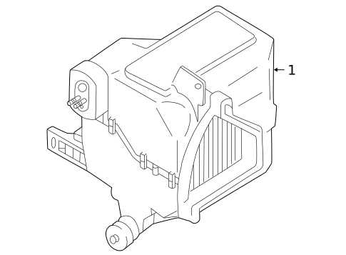 Evaporator Components for 2001 Kia Rio #0