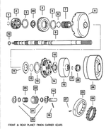 52118693 - Automatic Transmission 4 Speed: Planetary Pinion Carrier for Mopar Image