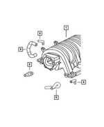 5037390AD - Engine 6.1L Eight Cylinder [ESF]: Intake Manifold for Chrysler: 300 | Dodge: Challenger, Charger | Jeep: Grand Cherokee Image