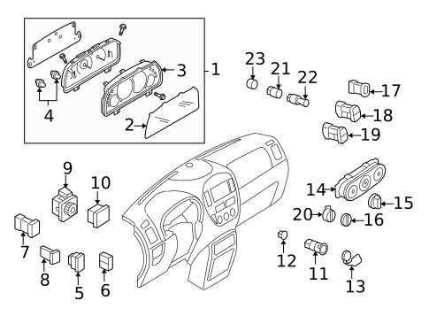Electrical Components for 2006 Ford Escape #1