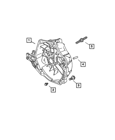 Clutch Housing for 2001 Chrysler PT Cruiser #0
