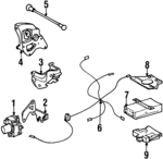 1245455532 - : Control Module for Mercedes-Benz Image