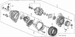 31102P2EA01 - Engine: STATOR for Honda Image