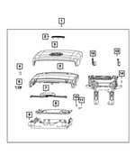 7RL371X7AB - Interior Trim: Console Armrest for Mopar Image