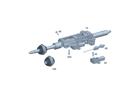 Steering Column Tube and Steering Shaft for 2024 Mercedes-Benz E350 #0