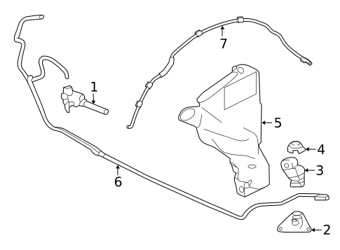 Washer Components for 2017 Jaguar XE #0