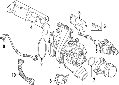 Turbocharger & Components for 2025 BMW 430i #0