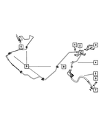 52013495AB - Brakes: Brake Tube Junction Block for Ram: Dakota Image