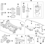 55308T4051 - : 2023-2024 Genesis G90 - Strut for Genesis: G90 Image