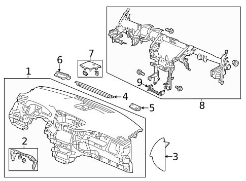 Instrument Panel for 2015 Acura RLX #0