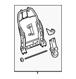 25804612 - Body: Frame Assembly for Cadillac: CTS Image