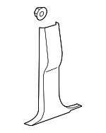 25880277 - Body: Lower Center Pillar Trim for Cadillac: Escalade, Escalade ESV, Escalade EXT | Chevrolet: Avalanche, Silverado 1500, Silverado 2500 HD, Silverado 3500 HD, Suburban 1500, Suburban 2500, Tahoe | GMC: Sierra 1500, Sierra 2500 HD, Sierra 3500 HD, Yukon, Yukon XL 1500, Yukon XL 2500 Image