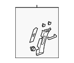 20986786 - Body: Upper Center Pillar Trim for Cadillac: Escalade, Escalade ESV, Escalade EXT Image