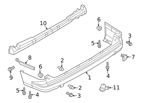 Parking Aid for 2016 Chevrolet City Express #1