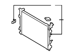 253084W000 - : Radiator for Hyundai Image