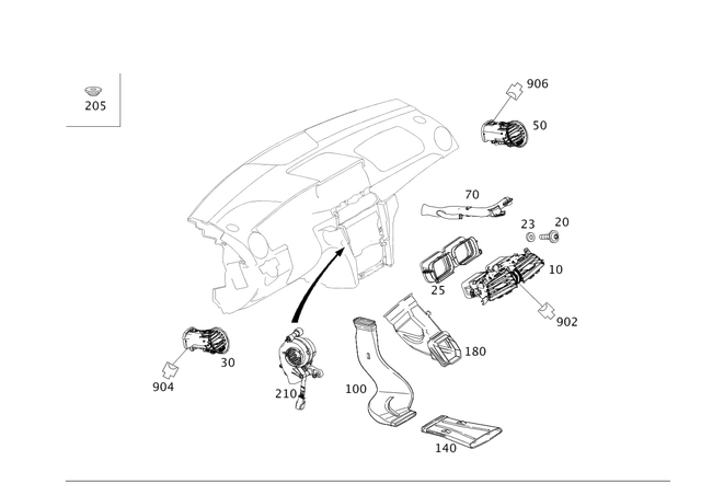 1239870544 - Heating and Ventilation: Window for Mercedes-Benz Image image