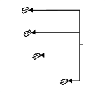 F18951356A - Body: Front Molding Retainer for Mazda: 3, 6, CX-3, CX-30, CX-5, CX-70, CX-9, CX-90, RX-8 Image