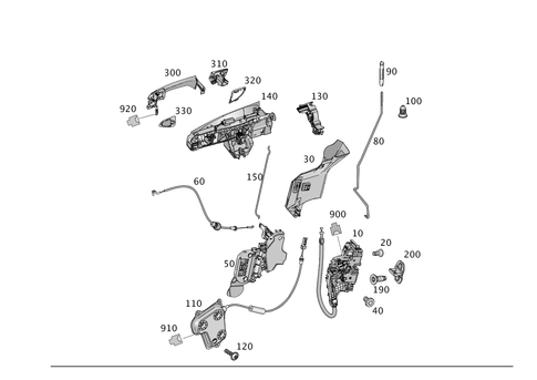 Locking System for 2016 Mercedes-Benz GLE400 #0