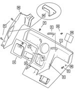 6035085 - Body Sheet Metal Except Doors: Tapping Screw for Dodge: Viper Image