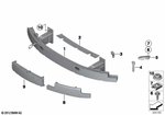 51117076921 - : Bracket Exterior for BMW Image