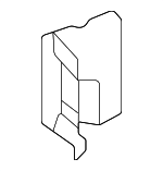 3D5867283B - Body: Quarter Glass Trim Clamp for Volkswagen: Passat Image