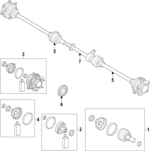 498R4CU000 - : Outer Cv Joint Boot for Genesis: GV60 Image