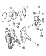 68084803AA - : Water Pump for Mopar Image