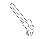 5G1858309 - Body: Glove Box Frame Damper for Volkswagen: Arteon, Atlas, Atlas Cross Sport, e-Golf, Golf, Golf Alltrack, Golf R, Golf SportWagen, GTI, Taos Image