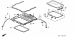 91504SE3920 - Interior/Bumper: CLIP, SLIDE ROOF DRAIN TUBE for Honda Image