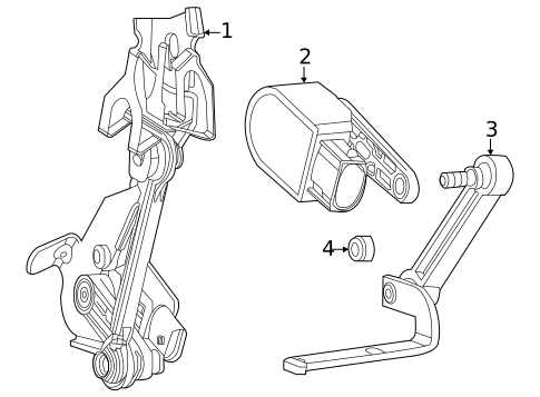 Electrical Components for 2021 Mercedes-Benz GLE350 #1
