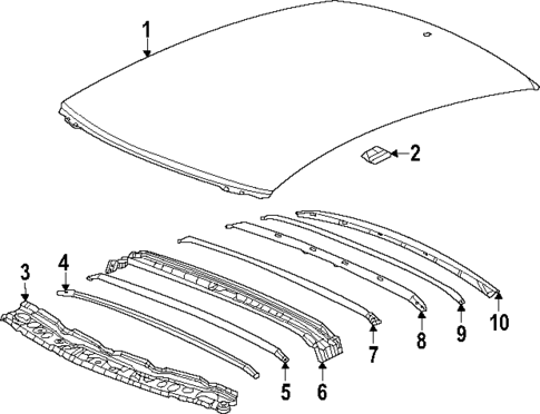 Roof & Components for 2025 Honda Civic #0