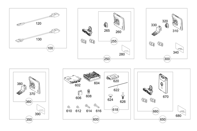 2189061004 - Electrics and Function: Memory Card for Mercedes-Benz Image
