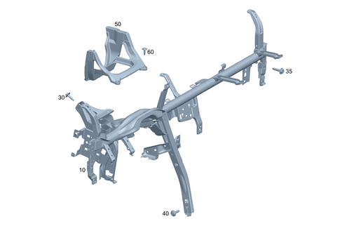 Crossmember Under Instrument Panel for 2021 Mercedes-Benz GLA 35 AMG&reg; #0