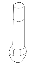 72137SDAA00ZA - Body: Lock Knob for Acura: TL, TSX Image