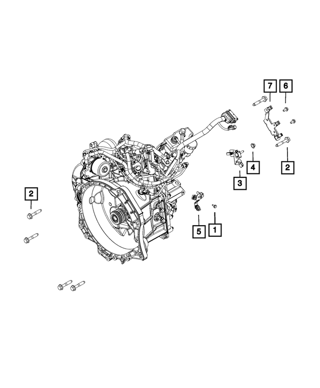 6106111AA - M40; 6-Speed; Manual Transmission Automated; MTA: Screw for Mopar Image