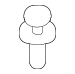 BC1D56145 - Body: Bumper Cover Clip for Mazda: 2, 3, 5, 6, 626, CX-5, CX-7, CX-9, Miata, MPV, MX-5 Miata, Protege, Protege5, RX-8 Image