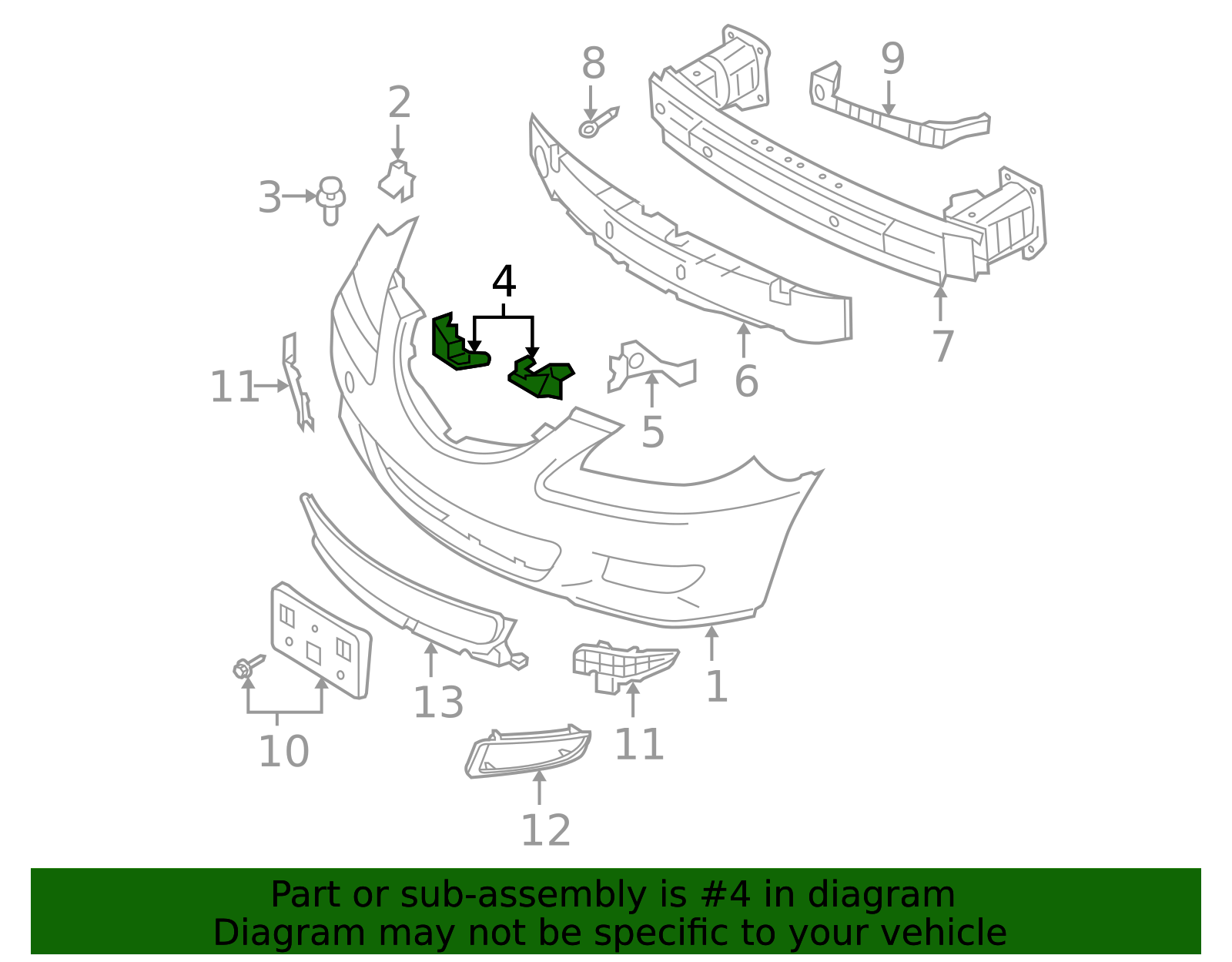 BN8P-50-2B1C - Plate - 2004-2006 Mazda 3 | Mazda Swag