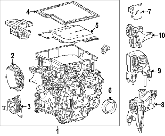 G125A42020 - : Oil Cooler for Lexus Image