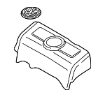 7L6103926A - Engine: Rear Cover for Volkswagen: Touareg Image