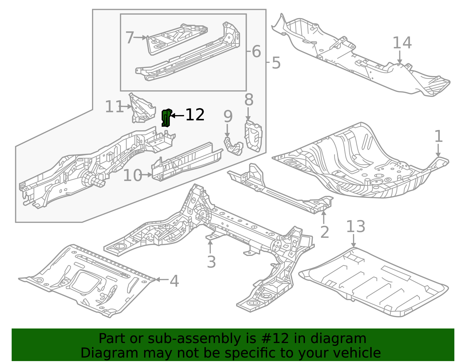 2022-2025 Honda Civic Frame Stiffener 65638-T20-A00ZZ | OEM Parts