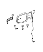 68460765AA - Electrical: Puddle Lamp, Left for Mopar Image