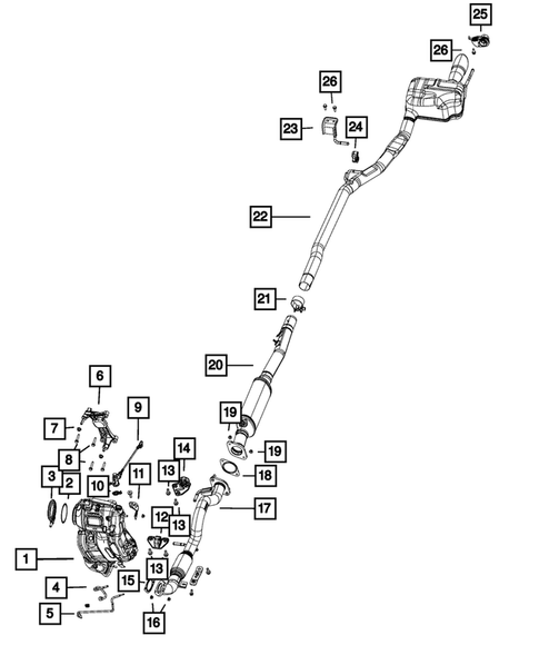 Exhaust System for 2019 Jeep Compass #3