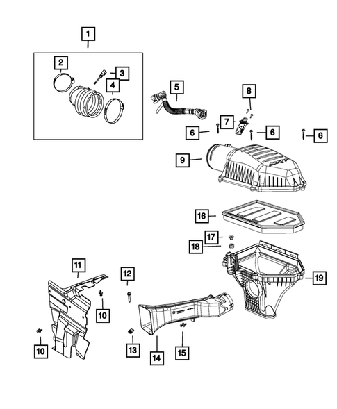 Air Cleaner for 2016 Dodge Charger #3