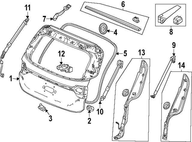 74934T90A01 - : Liftgate Object Sensor for Honda Image