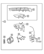 68000467AB - Mopar Accessories - Component Parts: Shroud Shroud for Mopar Image