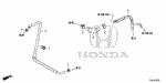 16725PNA003 - Engine: CLAMP A, FUEL HOSE for Honda Image